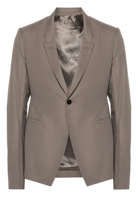 Blazer monopetto in girigio - uomo RICK OWENS | RU01D3733P34